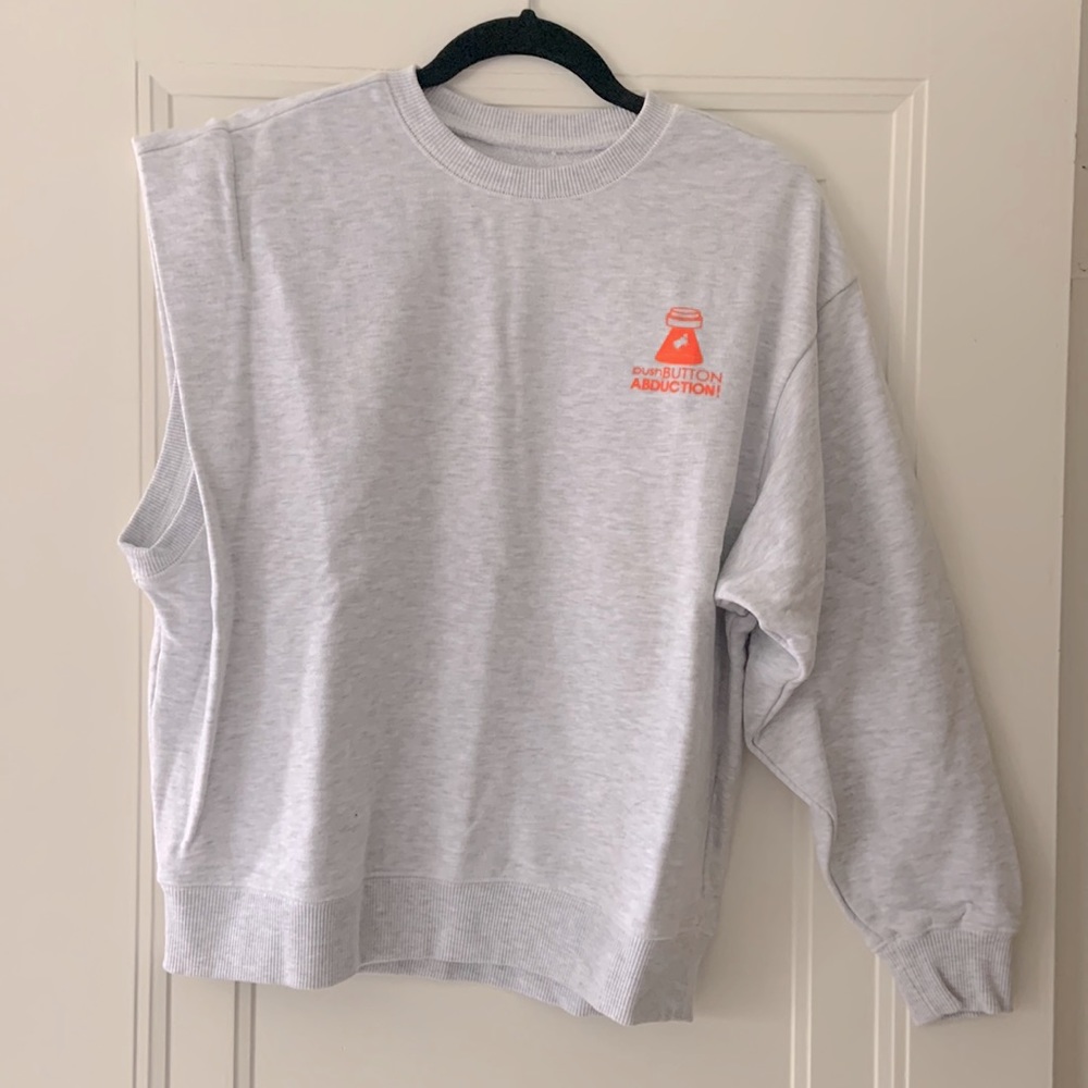 Designer new Push Button sweatshirt